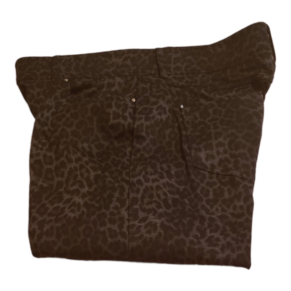 89th Madison Black Print Jeans - Picture 2 of 5